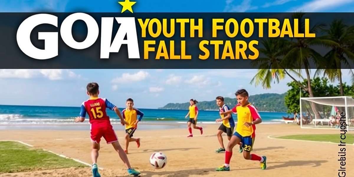 Goa Youth Football Stars Official Cover Goa Youth Football Stars game cover showing young footballers in action on a beachside Goan football field